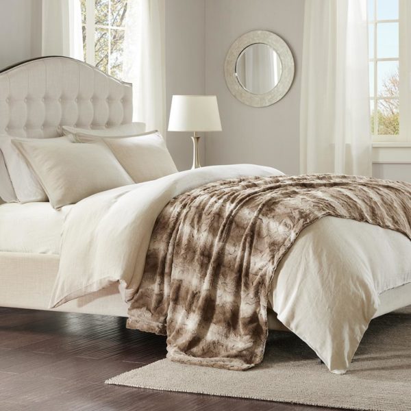 Zuri Faux Fur Oversized Bed Throw