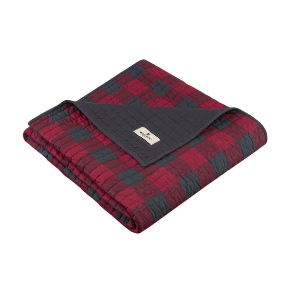 Check Quilted Throw - Image 2