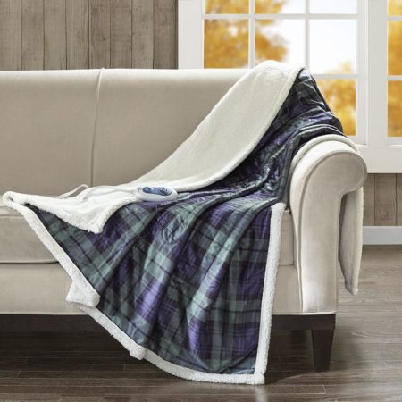 Brewster Oversized Mink to Berber Heated Throw