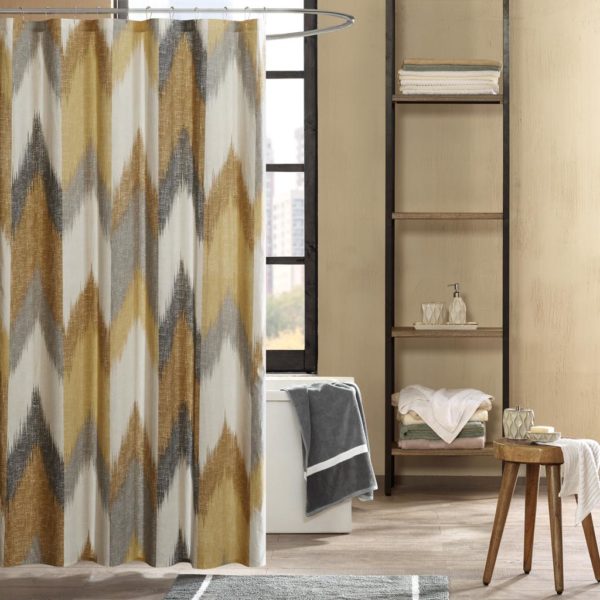 Alpine Cotton Printed Shower Curtain - Image 3