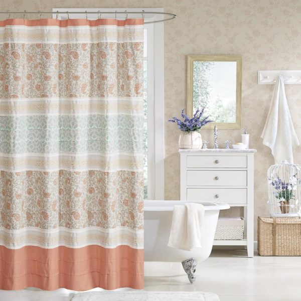 Dawn Cotton Shower Curtain - Image 2
