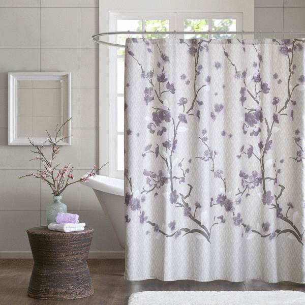Holly Cotton Shower Curtain