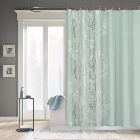 Greyson Cotton Shower Curtain - Brown Interiors