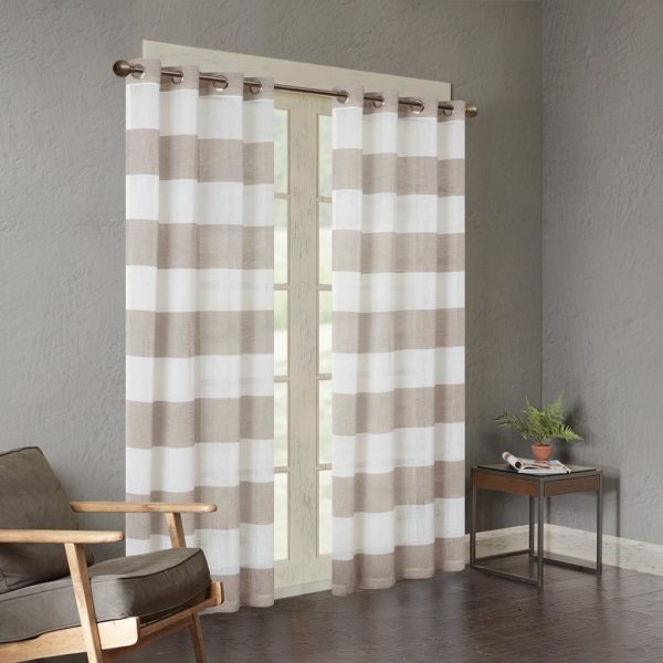 Mason Yarn Dyed Woven Sheer Window Panel - Image 2