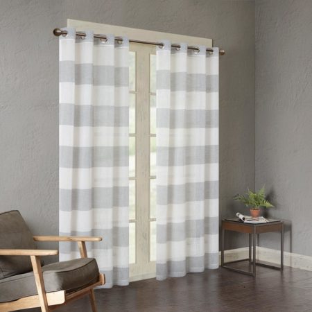 Mason Yarn Dyed Woven Sheer Window Panel