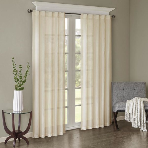 Harper Solid Crushed Window Panel Pair - Image 5
