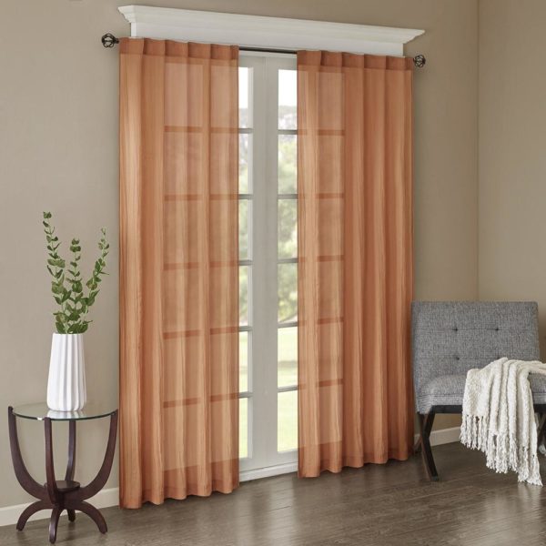Harper Solid Crushed Window Panel Pair - Image 6