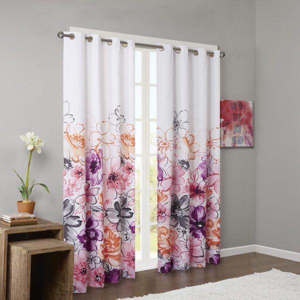Olivia Printed Blackout Window Panel