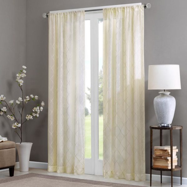 Irina Diamond Sheer Window Curtain - Image 2