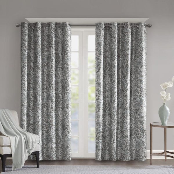 Jenelle Paisley Printed Total Blackout Window Panel - Image 2