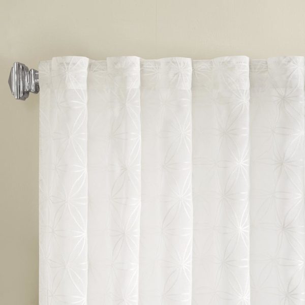 Gemma Sheer Embroidered Window Curtain - Image 5