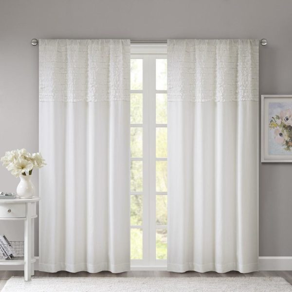 Bessie Cotton Horizontal Ruffle Curtain - Image 2