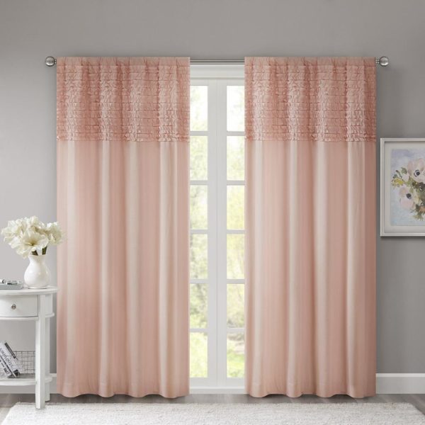 Bessie Cotton Horizontal Ruffle Curtain