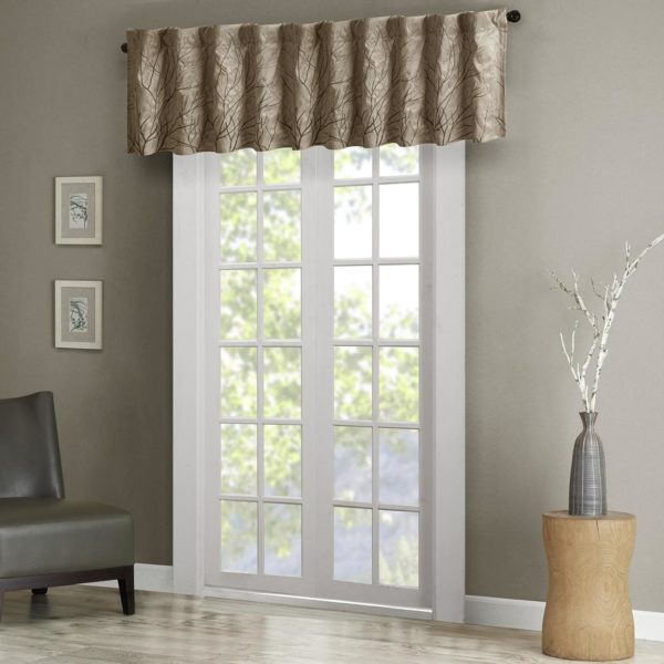Andora Faux Silk Embroidered Window Valance - Image 6
