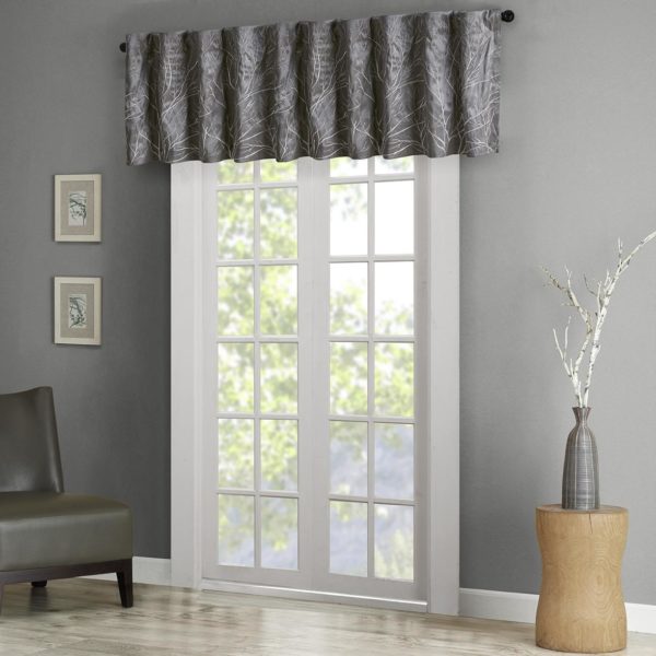 Andora Faux Silk Embroidered Window Valance - Image 5