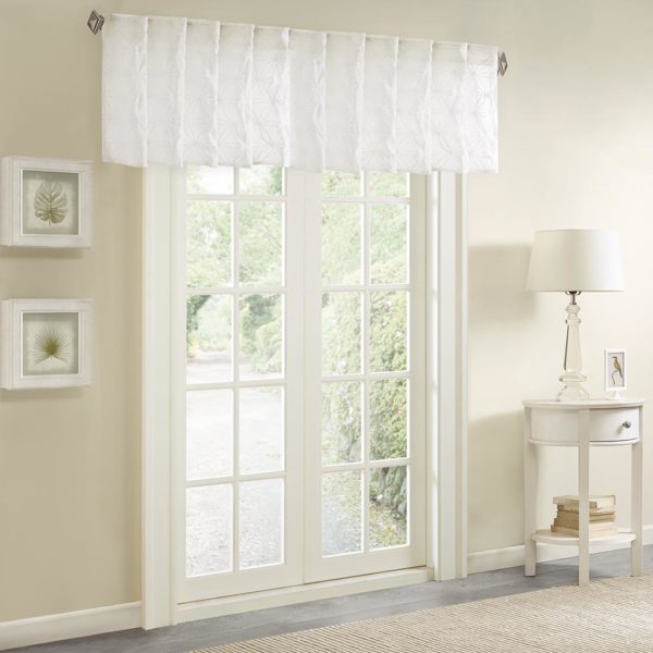 Gemma Sheer Embroidered Window Valance