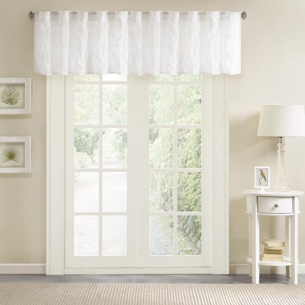 Gemma Sheer Embroidered Window Valance - Image 2