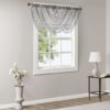 Irina Diamond Sheer Embroidered Waterfall Valance - Image 3