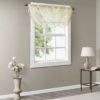Irina Diamond Sheer Embroidered Waterfall Valance - Image 2