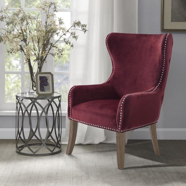 Hancock Button Tufted Back Accent Chair - Image 4