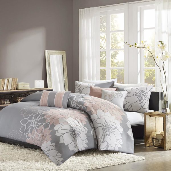 Lola 6 Piece Printed Duvet Cover Set - Image 4