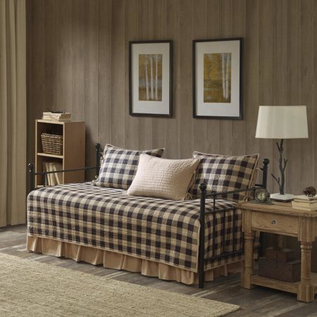Buffalo Check 5 Piece Day Bed Cover Set