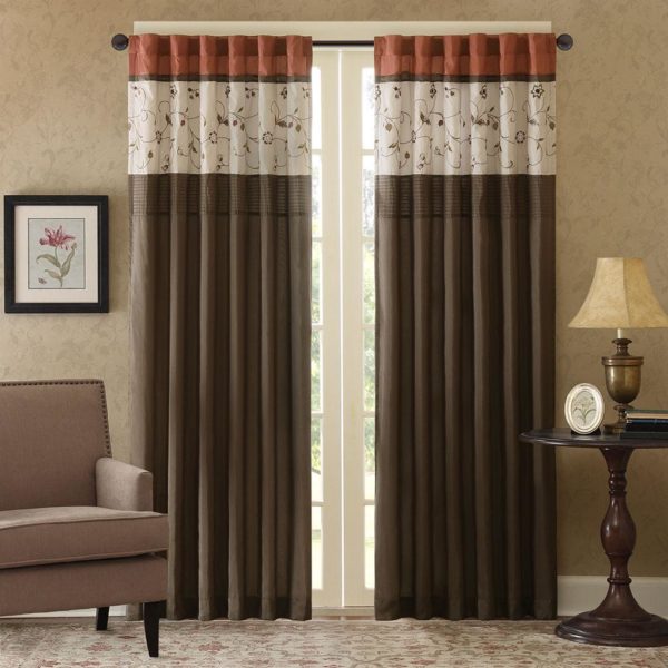 Serene Embroidered Window Panel - Image 5