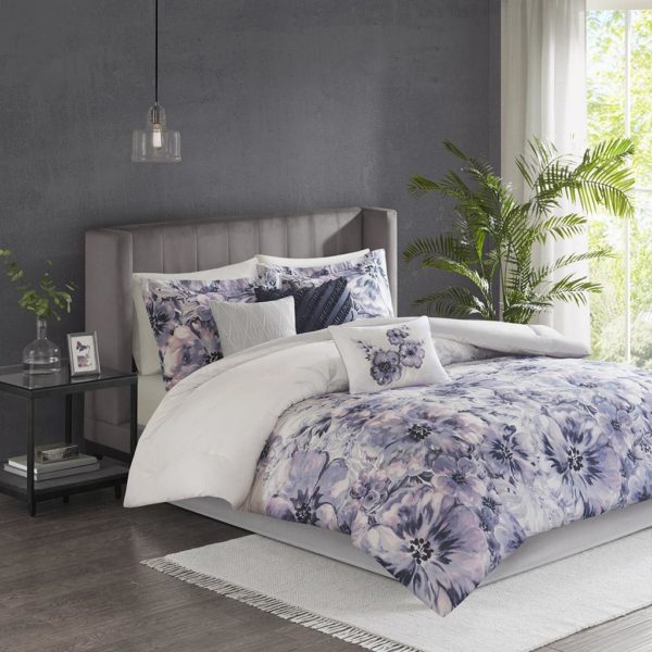Enza 7 Piece Cotton Printed Comforter Set