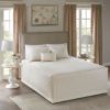Breanna 4 Piece Cotton Reversible Tailored Bedspread Set