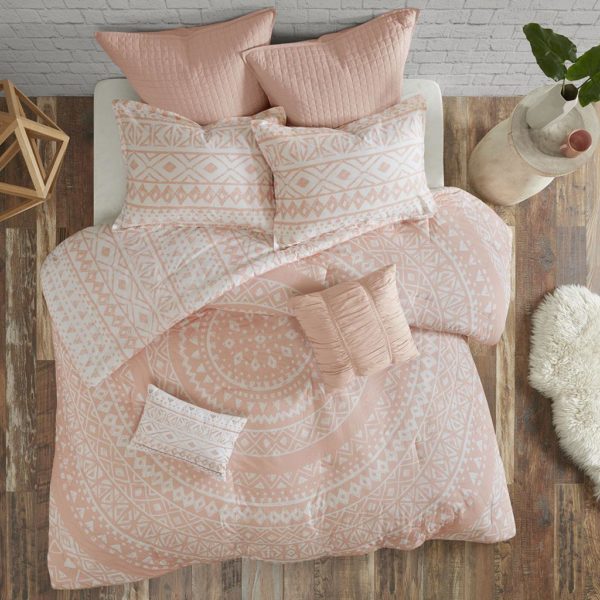 Larisa 7 Piece Cotton Reversible Comforter Set