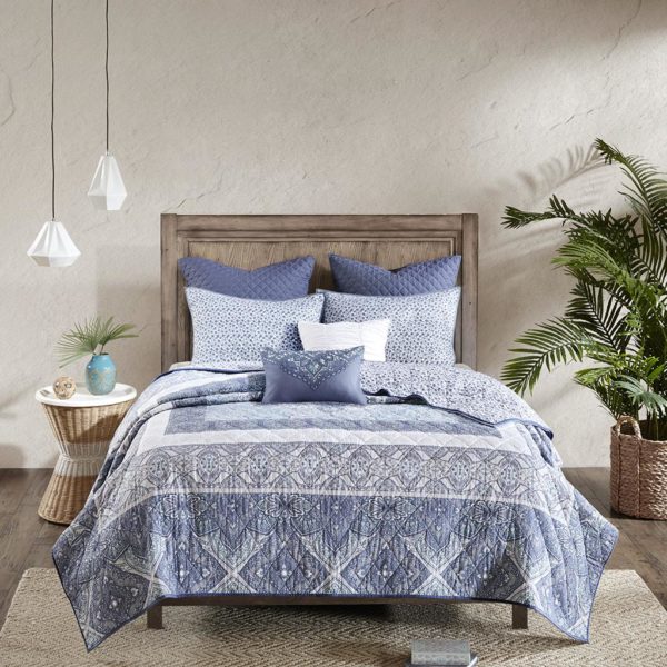 Maggie 7 Piece Reversible Cotton Coverlet Set - Image 3