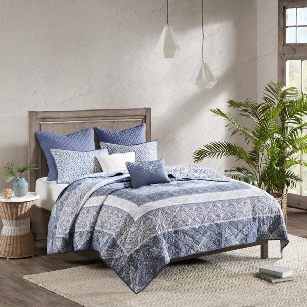 Maggie 7 Piece Reversible Cotton Coverlet Set - Image 2
