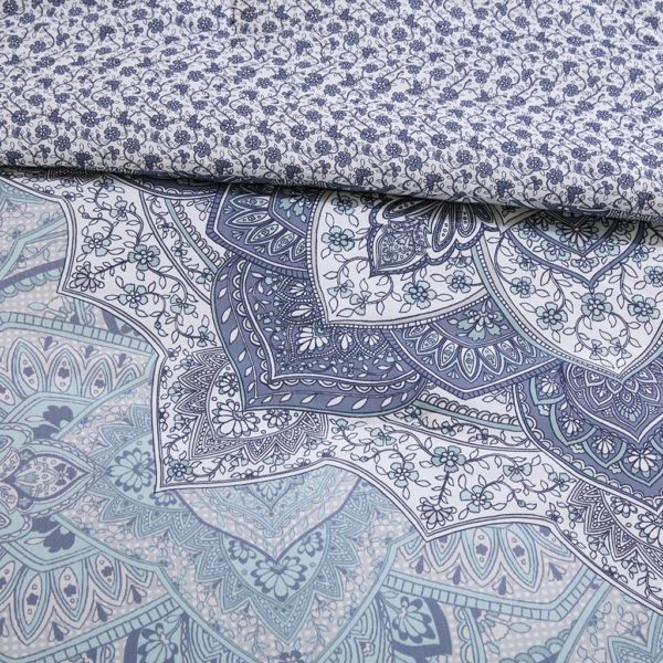 Maggie 7 Piece Reversible Cotton Duvet Cover Set - Image 5