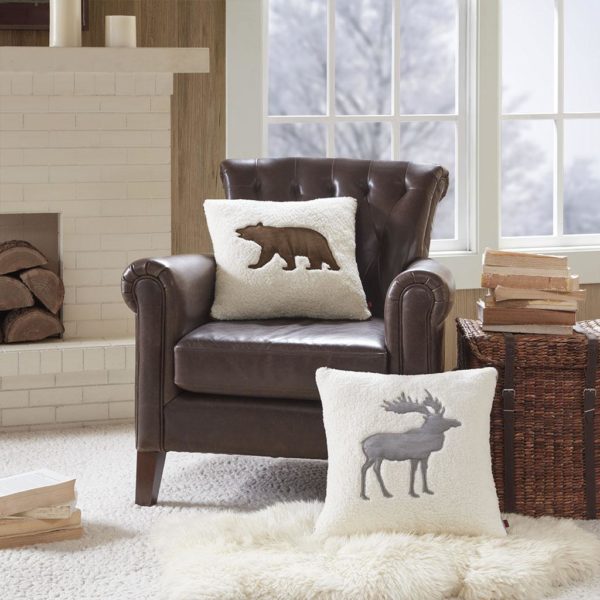 Bear Square Berber Pillow - Image 3