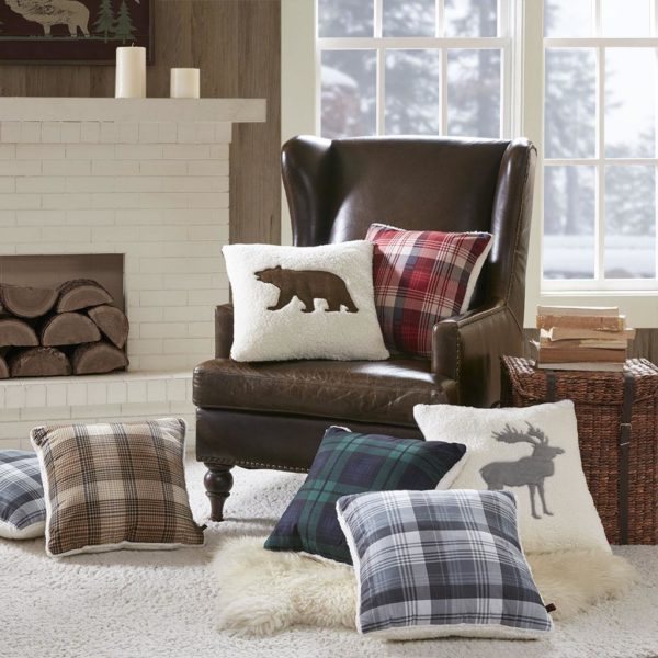 Bear Square Berber Pillow - Image 2
