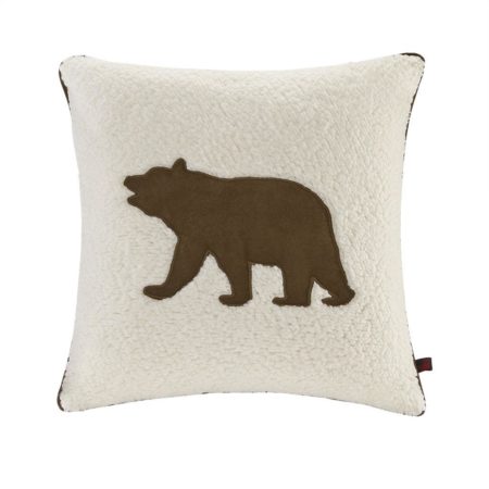 Bear Square Berber Pillow