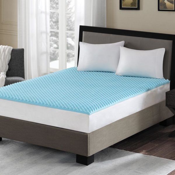 1.5" Gel Memory Foam All Season Reversible Hypoallergenic 1.5" Cooling Gel Memory Foam Mattress Topp