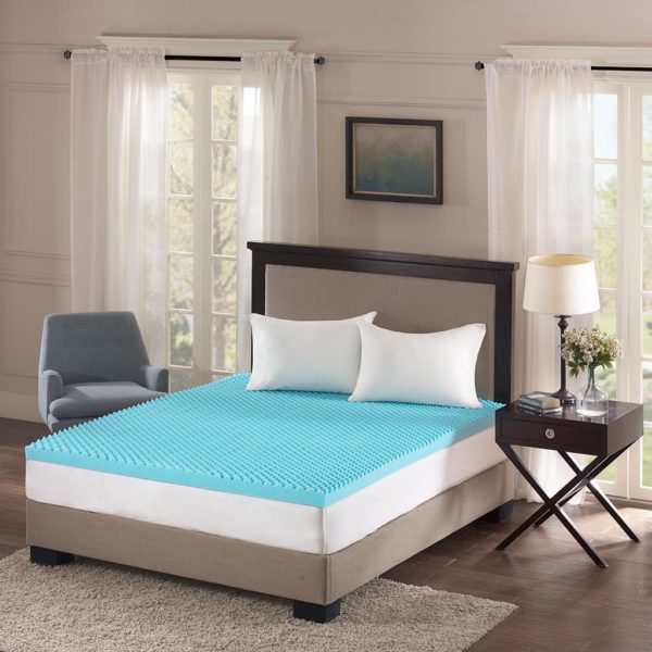 3" Gel Memory Foam All Season Reversible Hypoallergenic Cooling Mattress Topper - Image 2