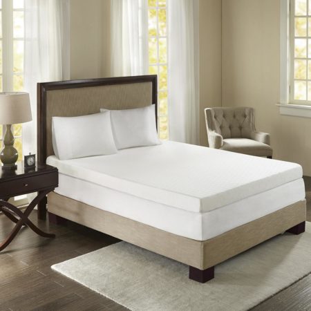 4" Gel Memory Foam with 3M Cover Mattress Topper
