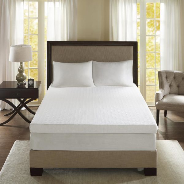 4" Gel Memory Foam with 3M Cover Mattress Topper - Image 2