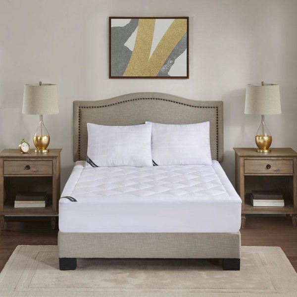 525 Thread Count Cotton Rich Down Alternative Mattress Pad - Image 2
