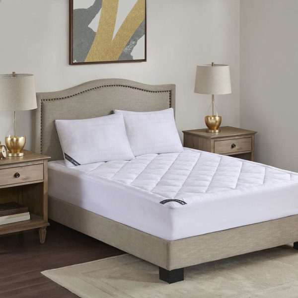 525 Thread Count Cotton Rich Down Alternative Mattress Pad