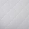 All Natural Cotton Percale Quilted Mattress Pad with Spandex Snug-on Slip Fit Skirt - Image 4