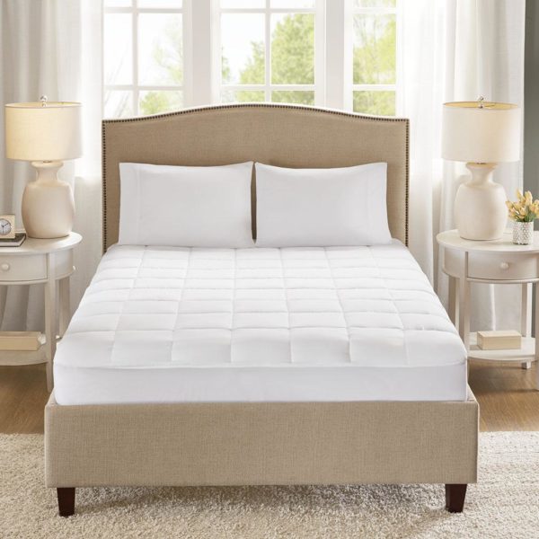 Copper Infused Micro Fiber Down Alternative Mattress Pad - Image 2