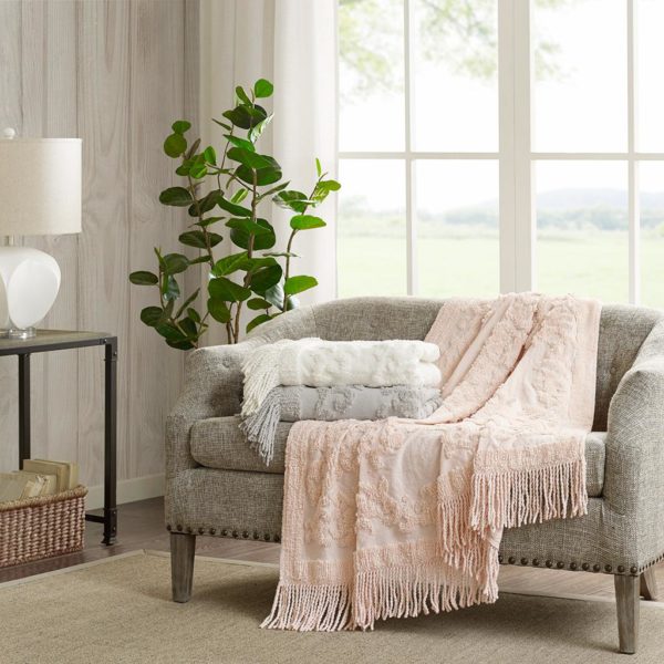 Chloe Cotton Tufted Throw
