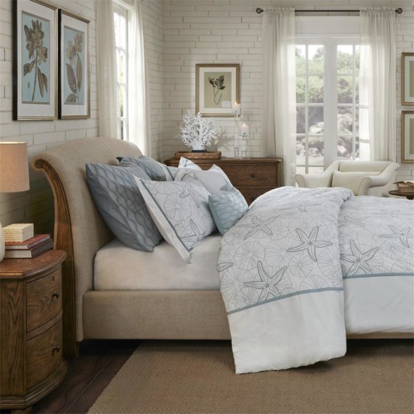 Fleming Upholstered Sleigh Bed - Image 3