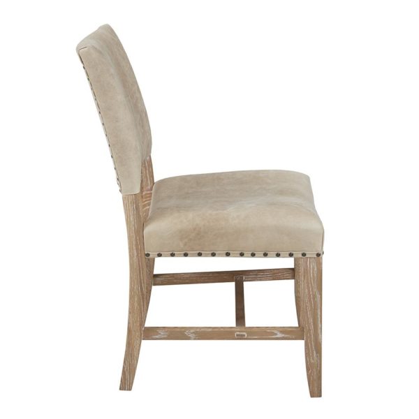 Napa Leather Dining Side Chair - Image 3