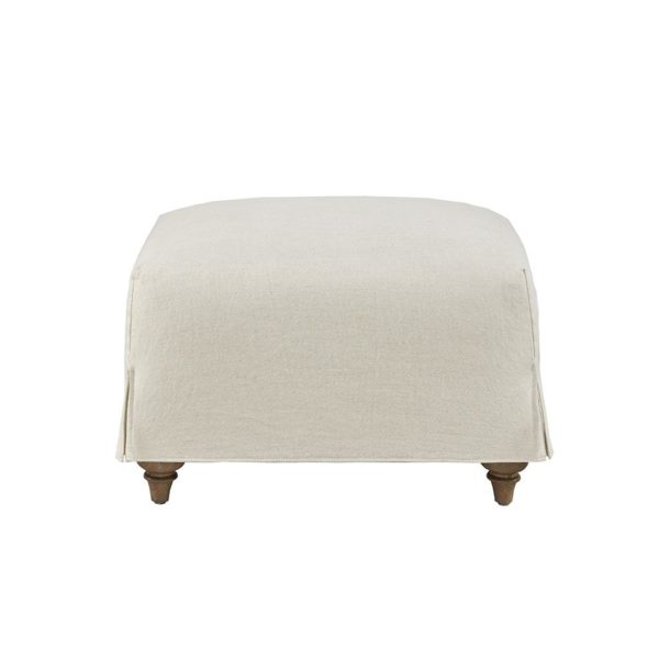 Marina Slipcover Ottoman