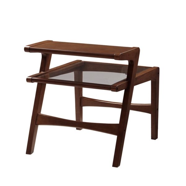 Rocket End Table with Glass - Image 3