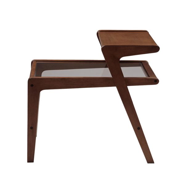 Rocket End Table with Glass - Image 5